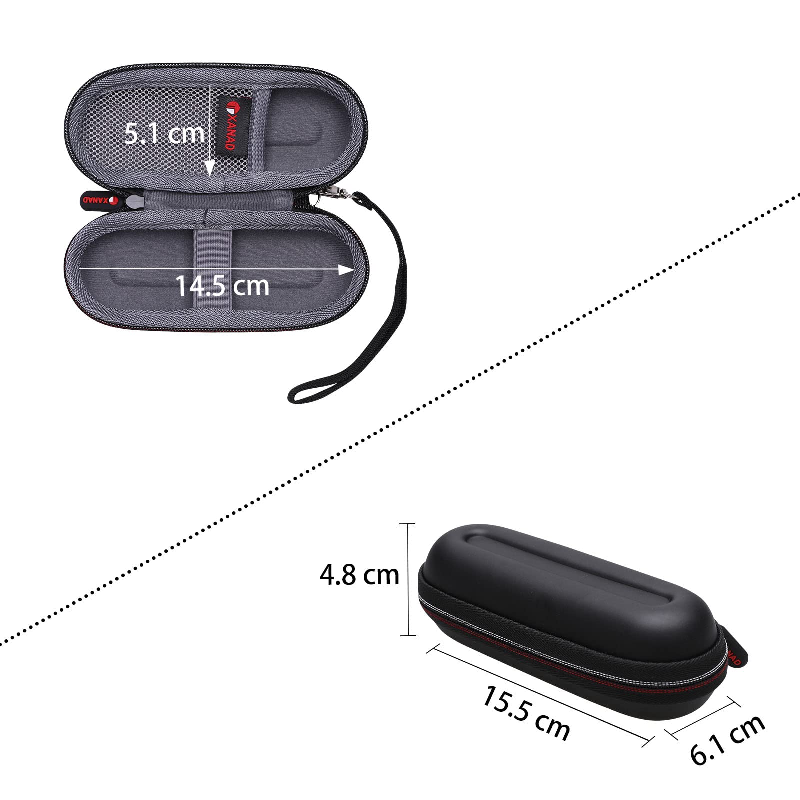 XANAD Etui do bezprzewodowego prezentera, kompatybilne z Logitech R400 R500 R700 R800 Powcan Presenter