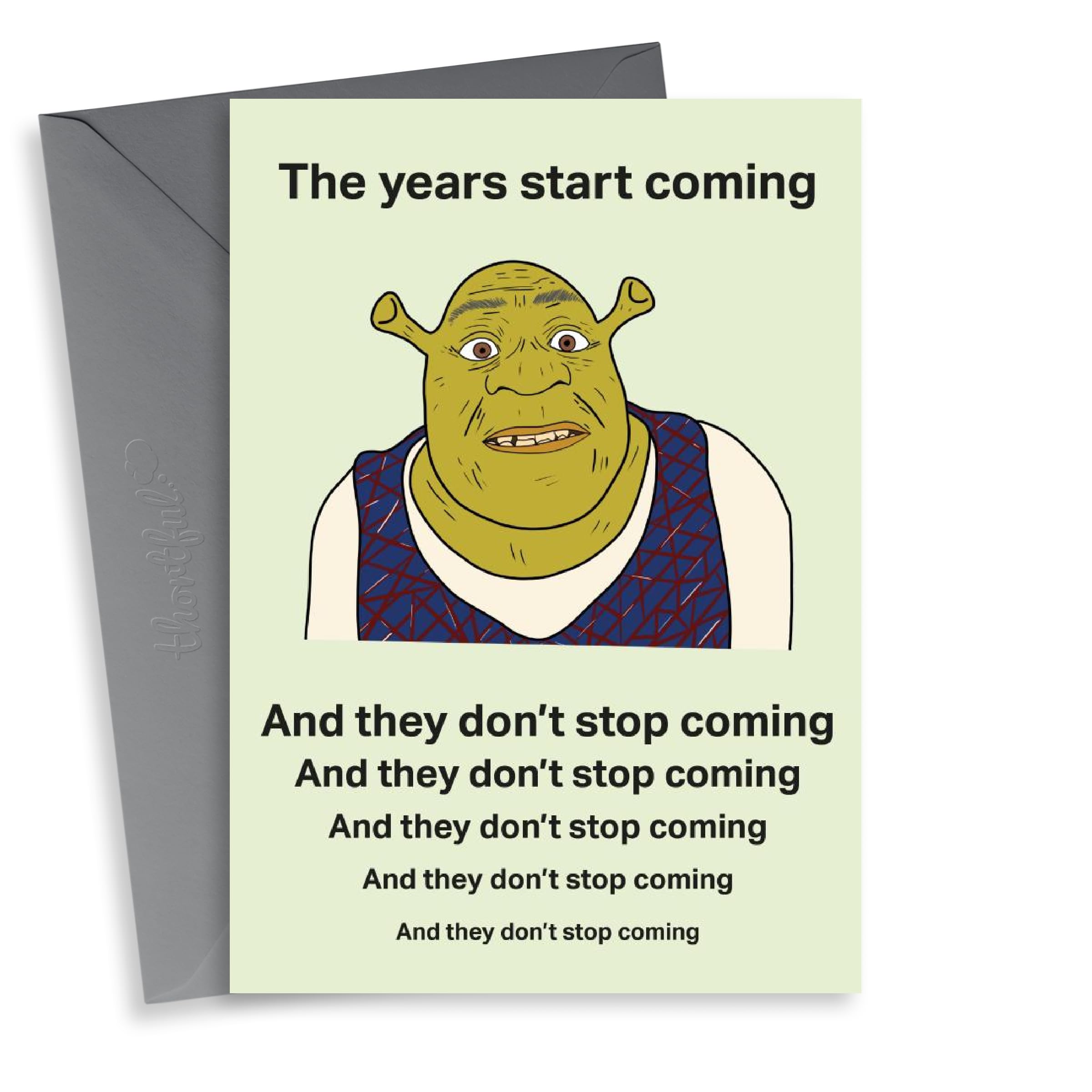 Shrek Birthday Card