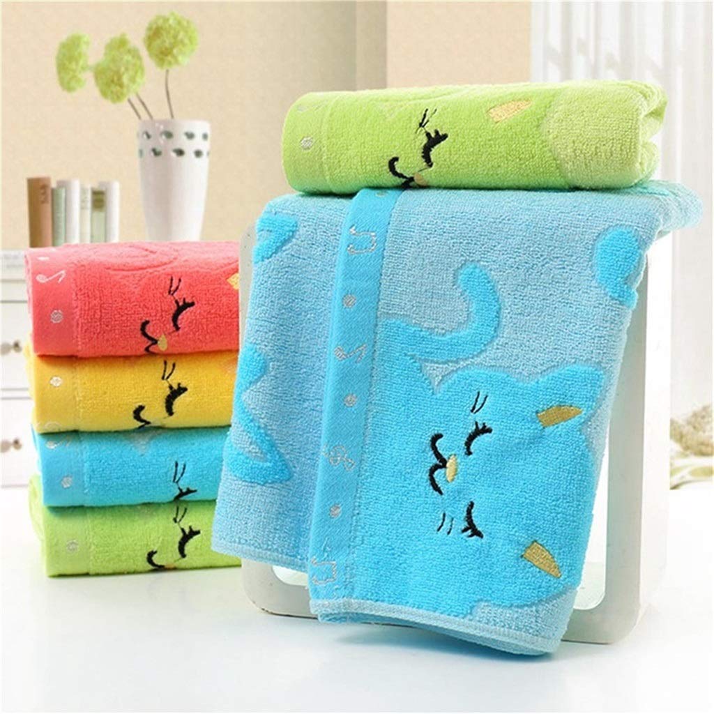 n/a 1pc Morbido Bambini Asciugamano per Neonati Asciugamano da Bagno Cartone Animato Asciugamano di Cotone per Neonato Fazzoletto Panno per la Doccia