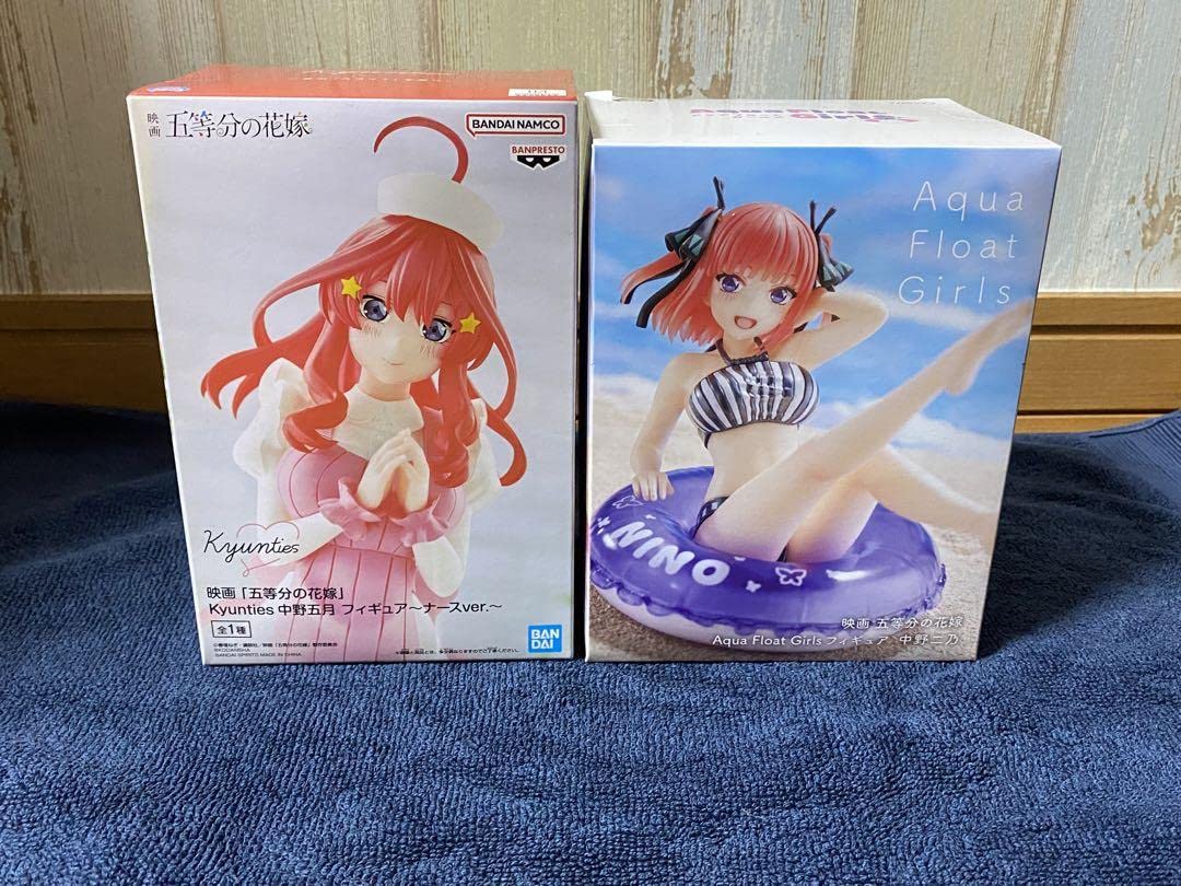 最旬ダウン 五等分の花嫁 12体 中野五月 フィギュア girls float aqua