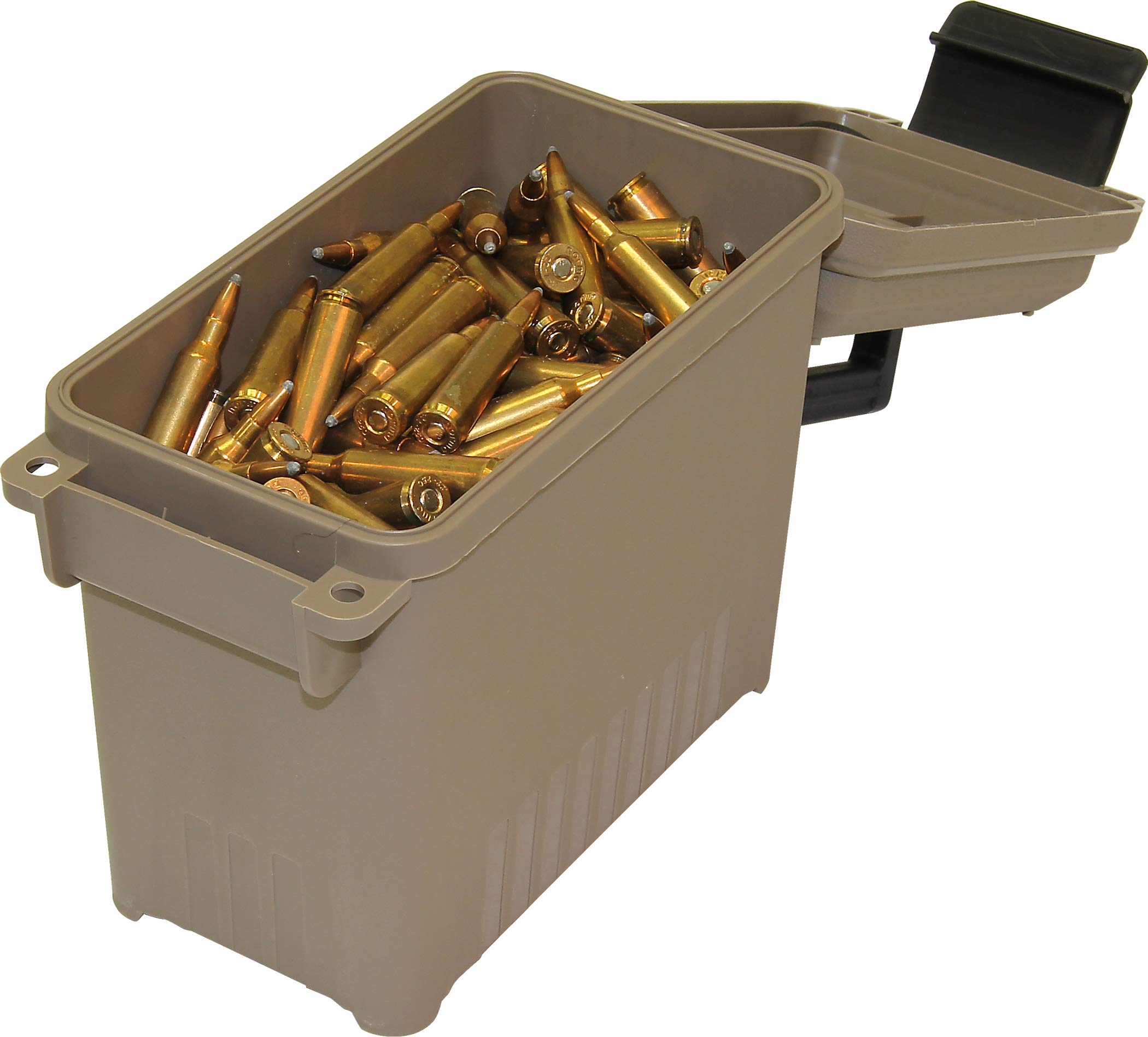 MTM AC15-72 Munitionsdose Mini für große Munition, wasserabweisende Dichtung, doppelte Vorhängeschloss, 5,4 kg Kapazität, hergestellt in den USA, Dark Earth, Ansicht 4