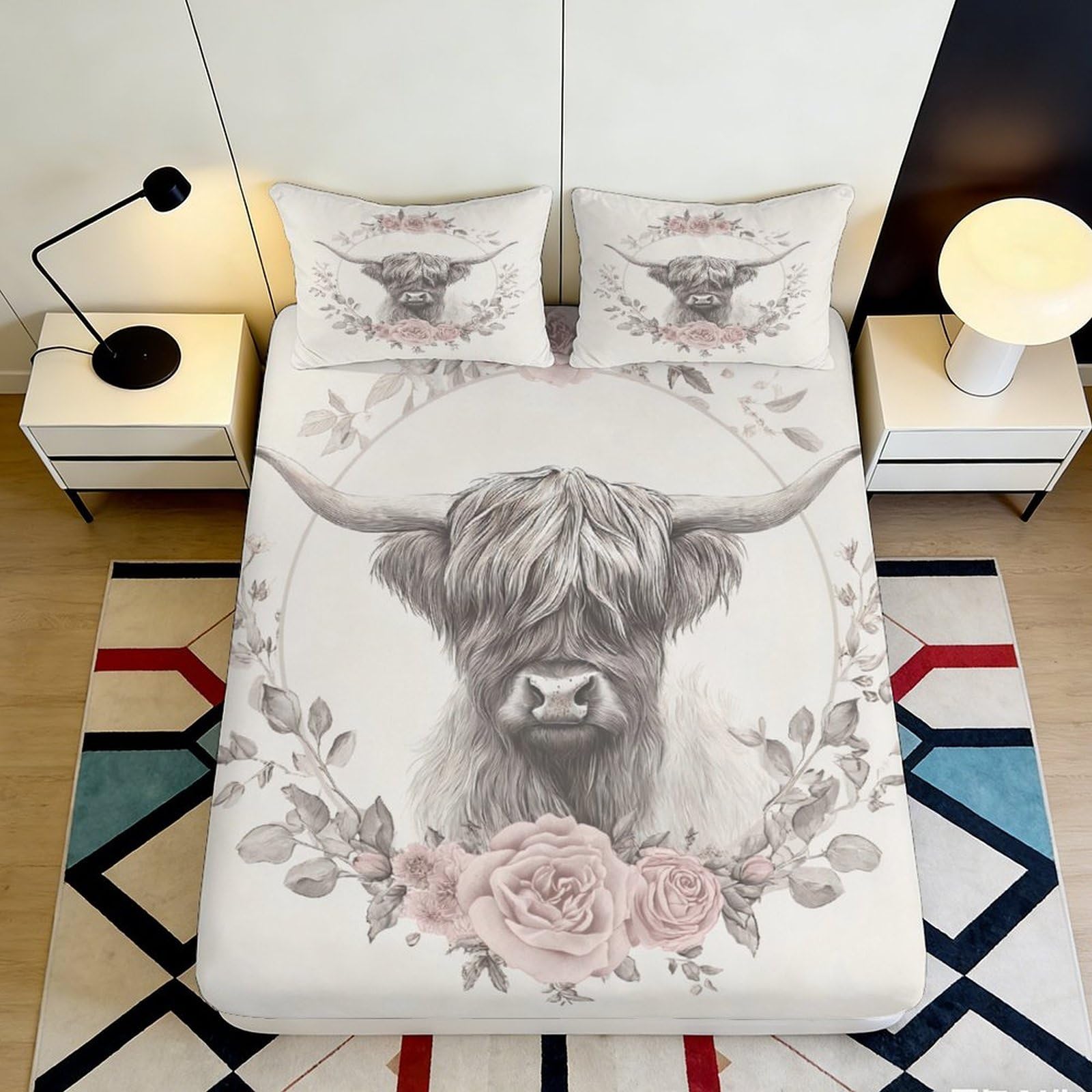 3D Printed Monster Truck Fitted Sheet Microfiber Deep Pocket Bedroom Bedding Set Monster Truck Mattress Fitted Cover Washable for Adults Teens 140x200x25cm