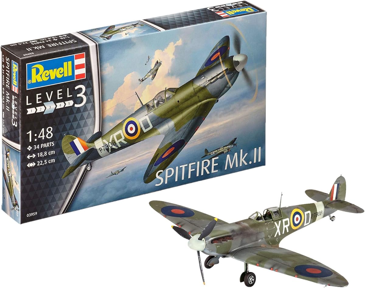 Spitfire Mk.II Model Kit, 1: 48 Scale
