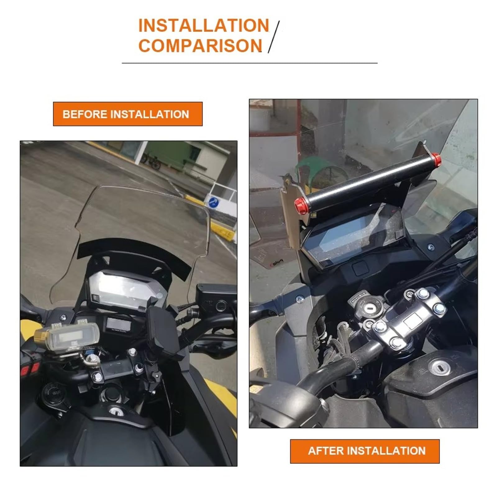 Supporto Piastra Navigazione GPS Per NC750X Telefono Cellulare Moto 2016 2017 2018 2019 2020 Supporto Navigazione