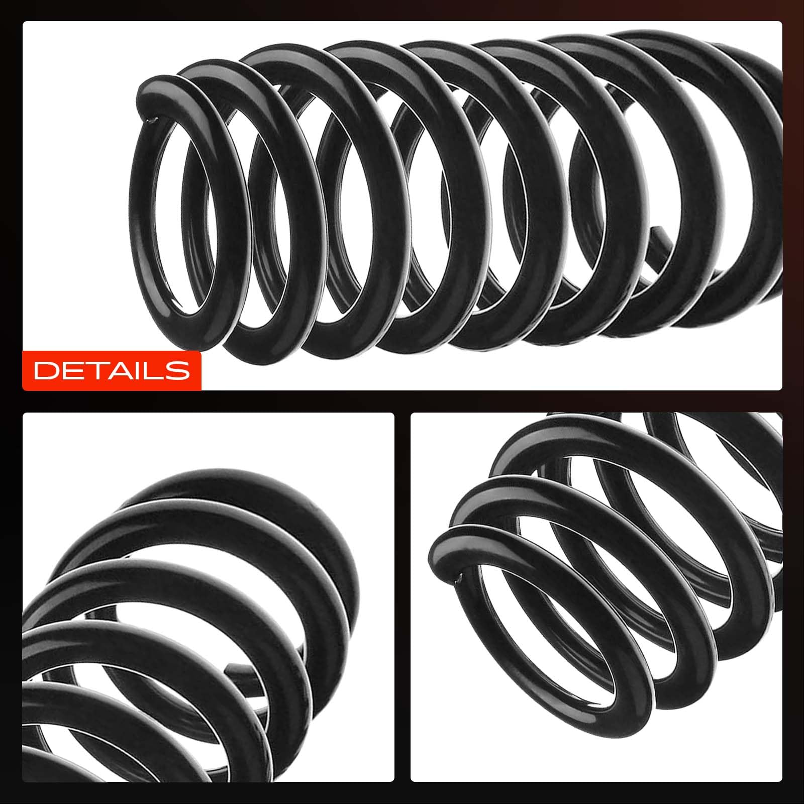 Frankberg 2x Muelles de chasis Muelles de suspensión Compatible con Serie 3 Touring E91 Serie 3 E90 Serie 3 Coupé E92 Replace# RH6753