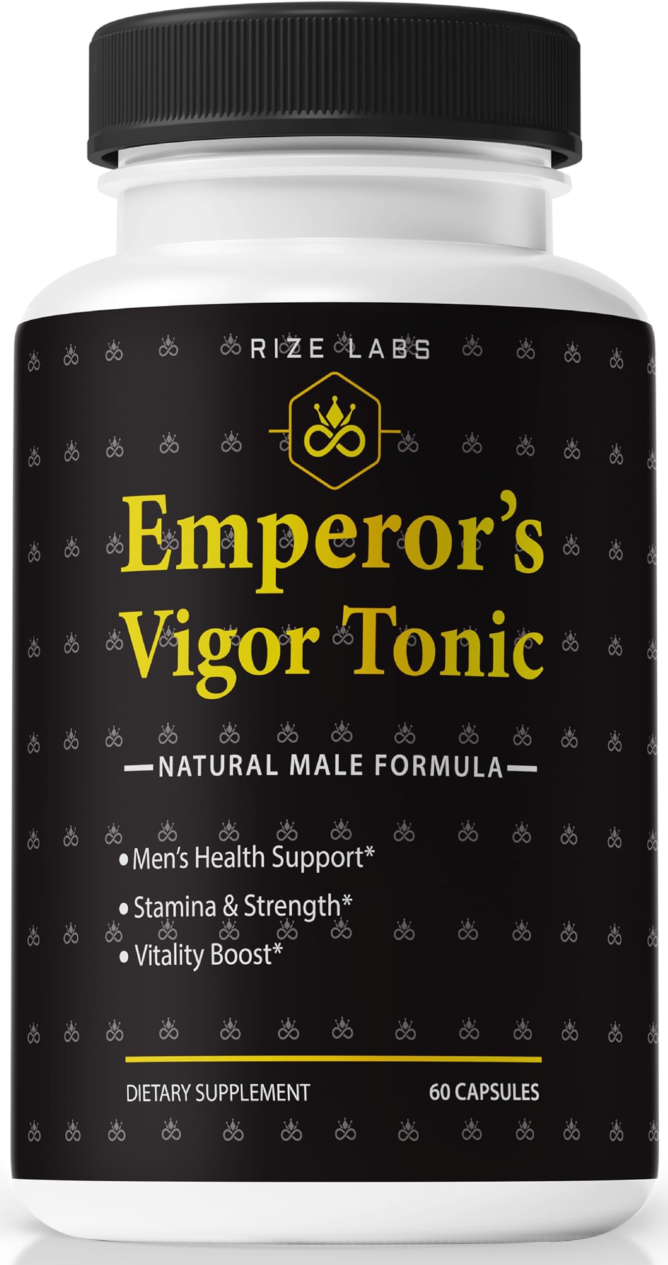 rize labs - Emperor's Vigor Tonic for Men, All Natural Dietary Supplement to Improve Performance, Capsules to Promote Stamina and Energy (60 Capsules)