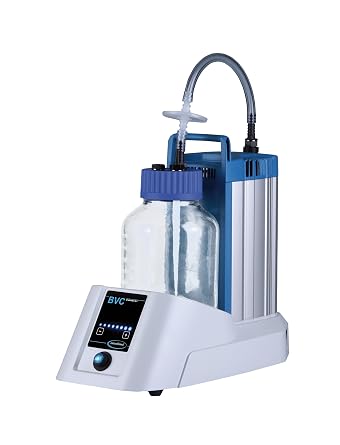 Labconco Vacuubrand 3850340 Biochem VacuuCenter BVC Control Liquid Aspirator with 2 Liter Borosilicate Glass Bottle, Diaphragm Pump, 12 LPM, 115V
