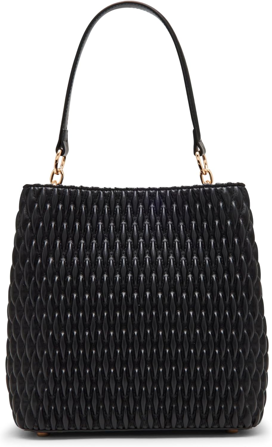 Anne Klein womens Anne Klein Ruched Bucket Bag With Convertible Strap - Image 2