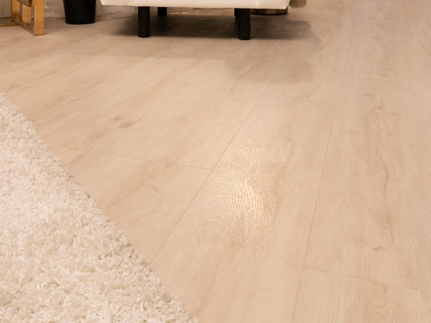 NewAge Products Stone Composite 5mm Vinyl Floor Planks, 400 Sq.Ft Coverage LVP Flooring Bundle (White Oak), Interlocking/Floating, Stain & Water Resistant, Luxury Vinyl Wood Planks, 12485