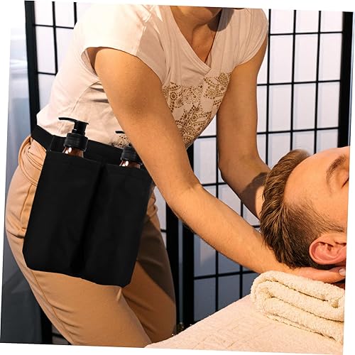 Miniatura 5 de Masajista - Riñonera para masajista, calentador de aceite de masaje, loción de masaje, soporte para la cintura, bolsa de botella con correa, bolsa