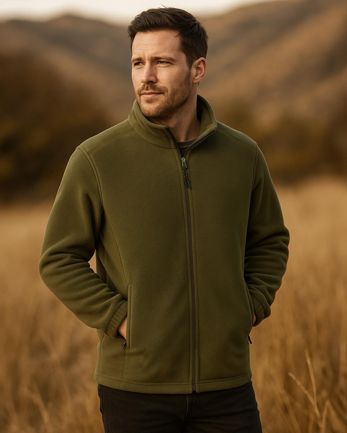 LABCOOL Fleece Heated Jacket USB Rechargeable With 10000mAh Battery pack,Hidden Switch 3 Heat Levels, Washable - Image 2