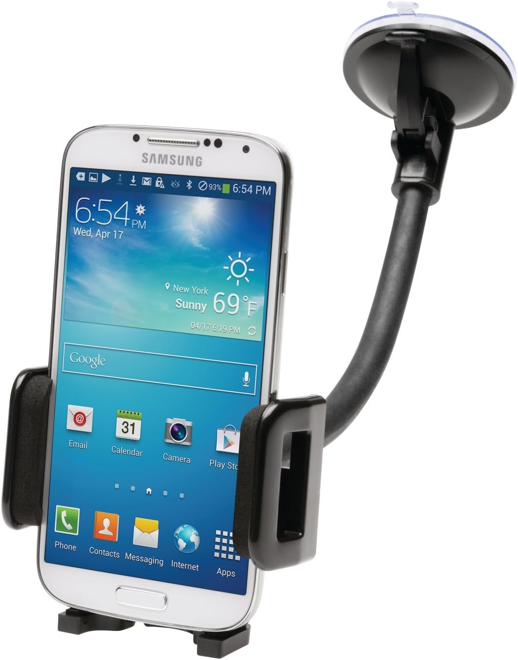 Kensington Universal Windscreen and Vent Car Mount-Black-for All Smartphones, Including iPhones, Android, Windows Phones (K39217EU)