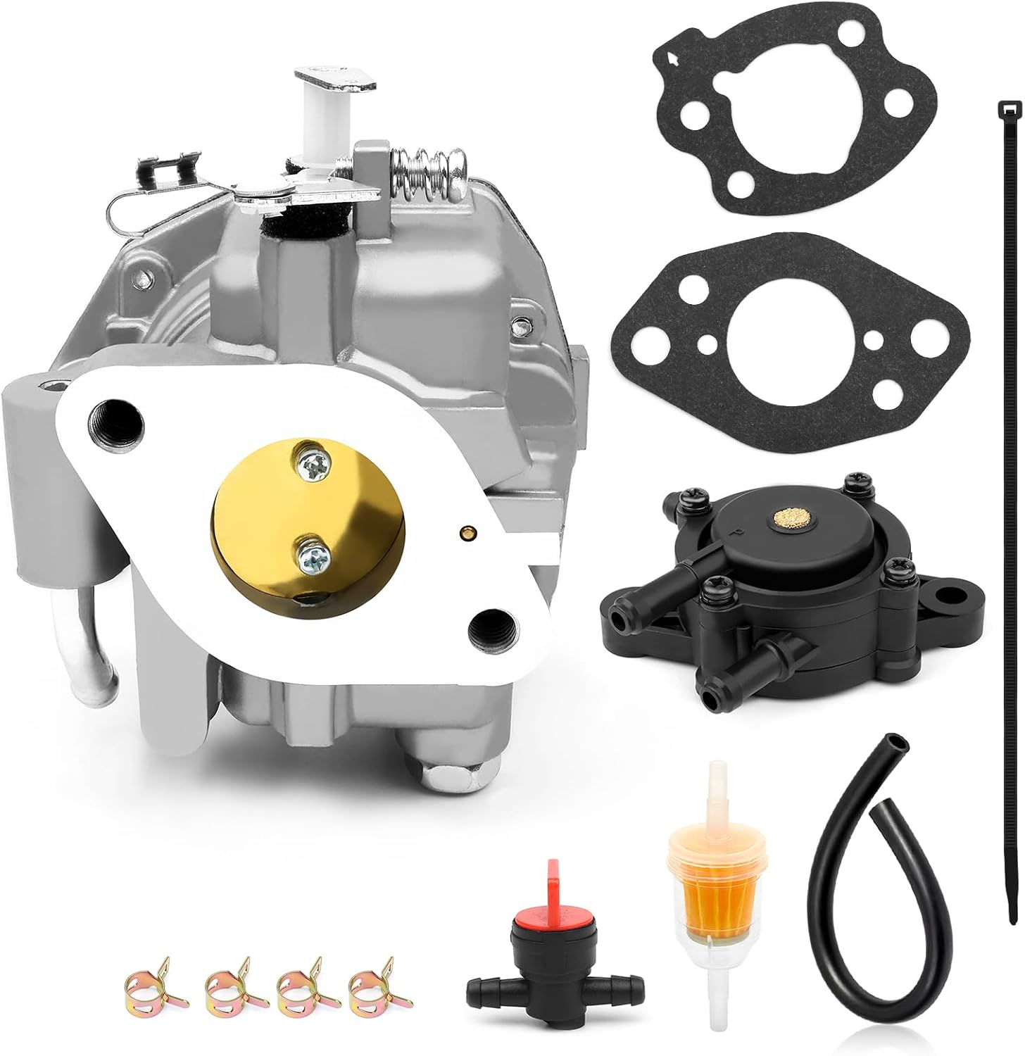 Carburetor Fuel Shut-Off Valve Fuel Pump For Briggs & Stratton 16Hp 17Hp 18Hp Engine 296442 296446 296447 303442 303445 303446 303447 305442 305445 305446 305447 350442 350447 356442 356445