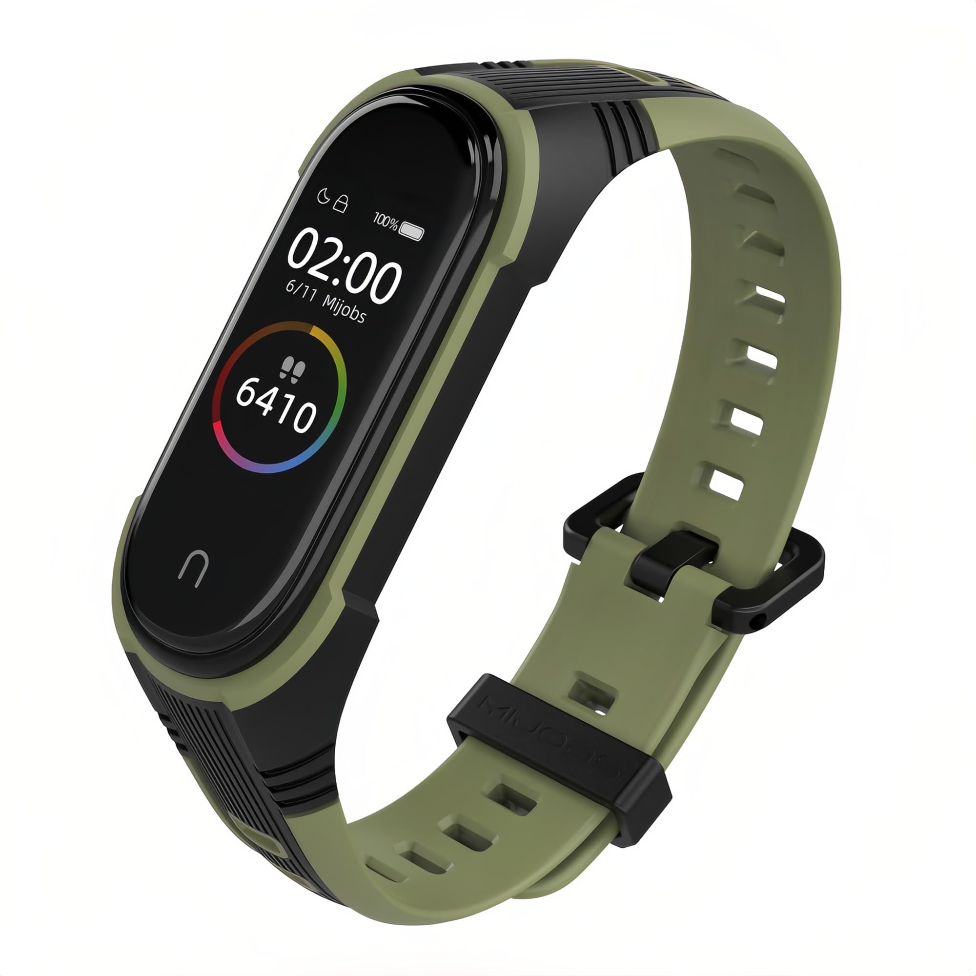 Replacement Band Strap for Xiaomi Mi Band 5/Mi Band 6/Mi Band 7/Amazfit Band 5 Fitness Tracker Smart Bracelet Wristband Rubber