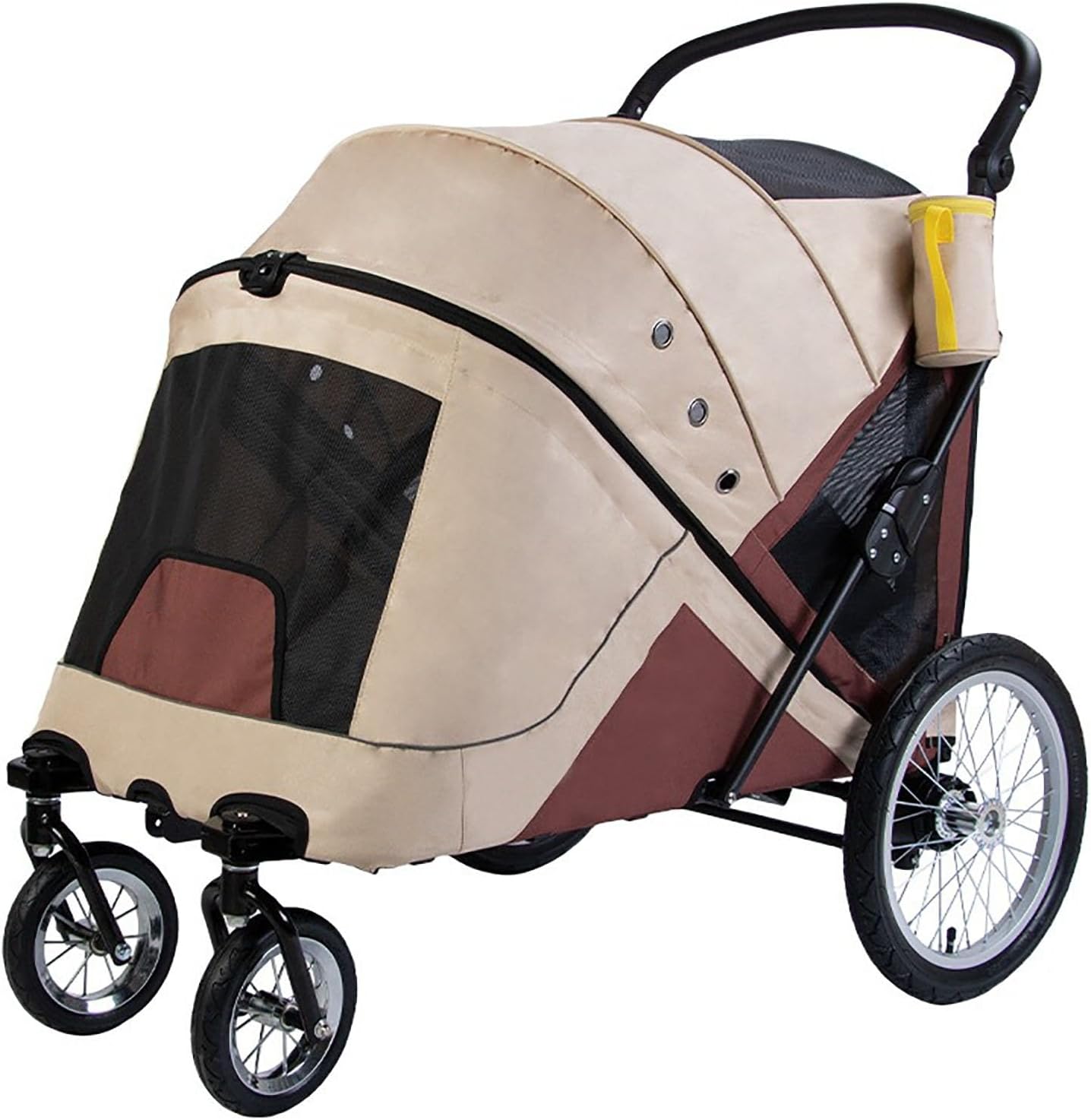 Dog Bike Trailer,Wild Travel Pet Stroller,Portable Bicycle Trailer,Cart Carrier,360° Rotatable,Foldable,for Most Bicycle