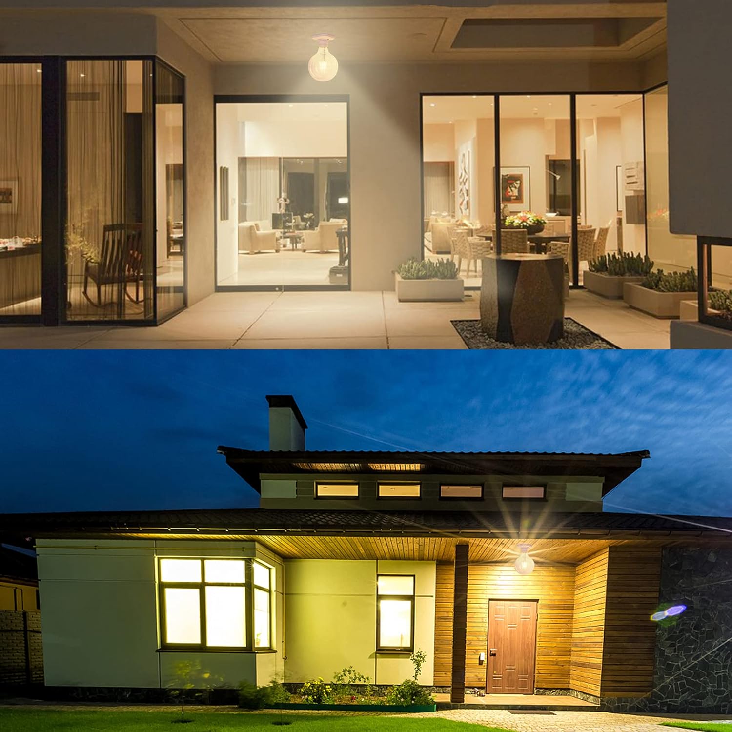 Yozhu E27 Screw Ceiling Light Socket for Indoor Wall Lamp, 220V, E27 LED Bulb Holder, Plastic