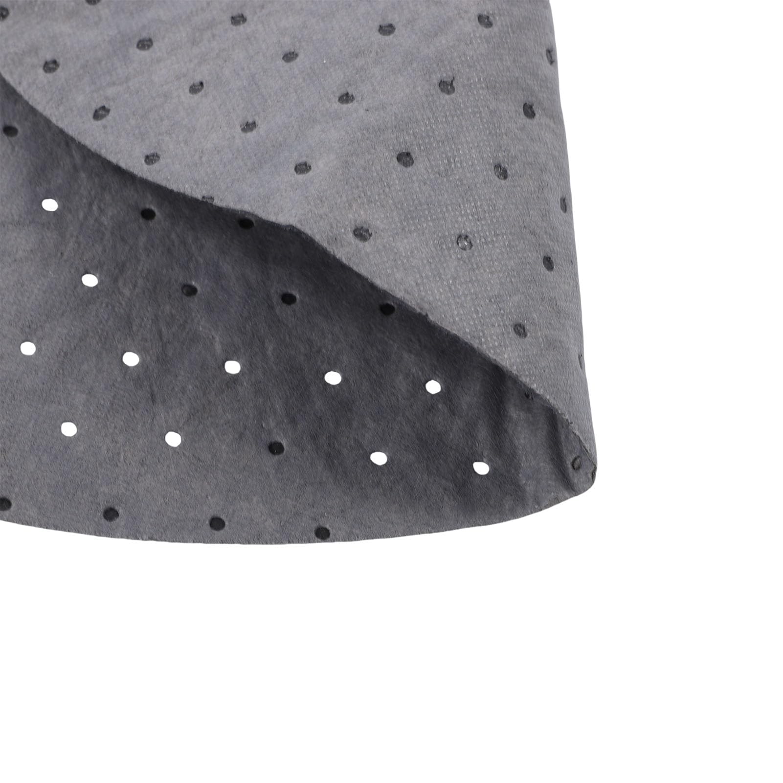 Naroote 25 Tapis Absorbants pour Dessus de Fût, Tapis Absorbants Rapides de 21 Pouces de Diamètre avec Conception à Trous en, pour Fûts de 55 Gallons, Ateliers, Sous-sols
