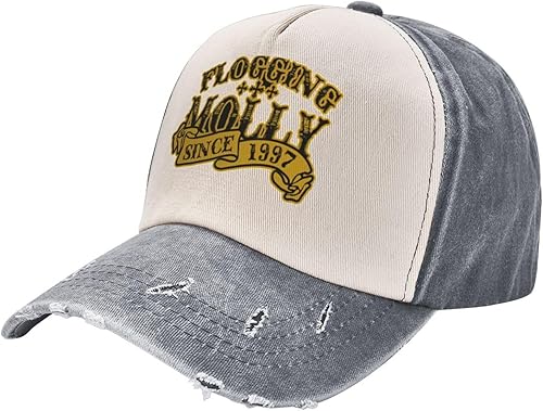 Miniatura 3 de Mans - Gorra de béisbol para mujer, estilo vintage, lavada, desgastada, para festival de música