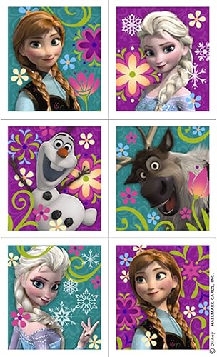 Hallmark Pegatinas Frozen (4 hojas), Multicolor -