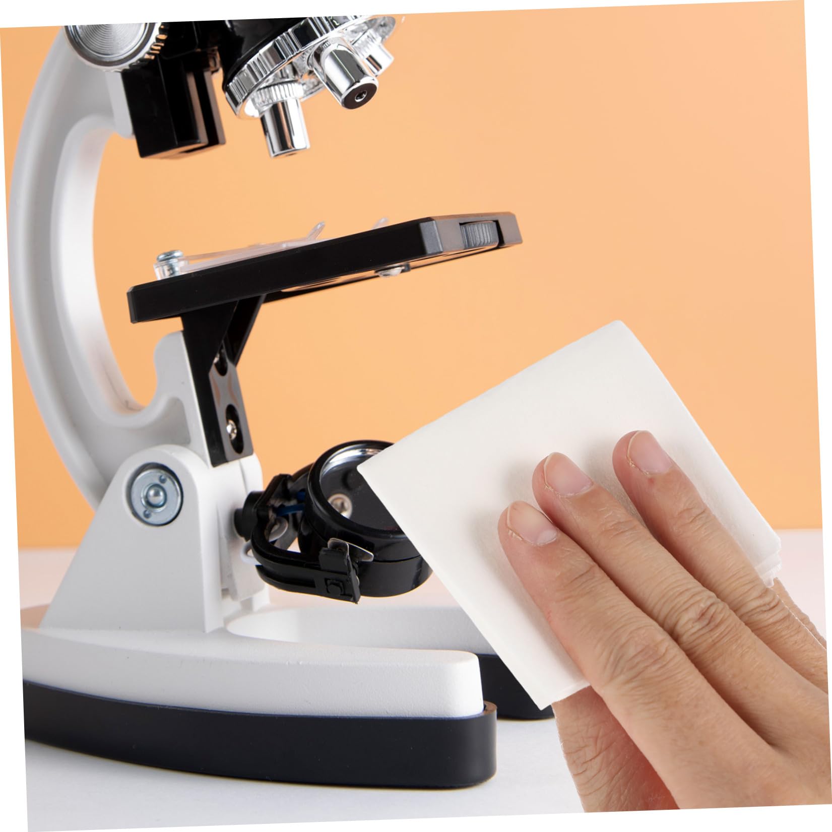 ULTECHNOVO Toallitas de Limpieza sin Pelusa para Lentes y Pantallas de Móvil, 300 Piezas, Efecto Antirrayaduras, Material Fibra de Poliéster y Pulpa de Madera para Oficina