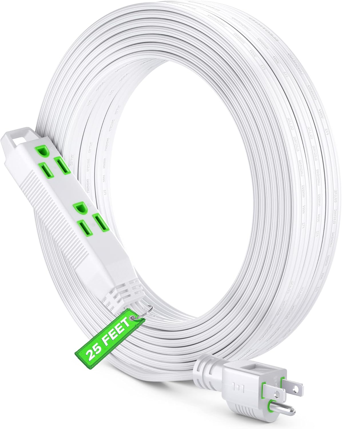 Maximm Extension Cord with Multiple Outlets 25 ft, with