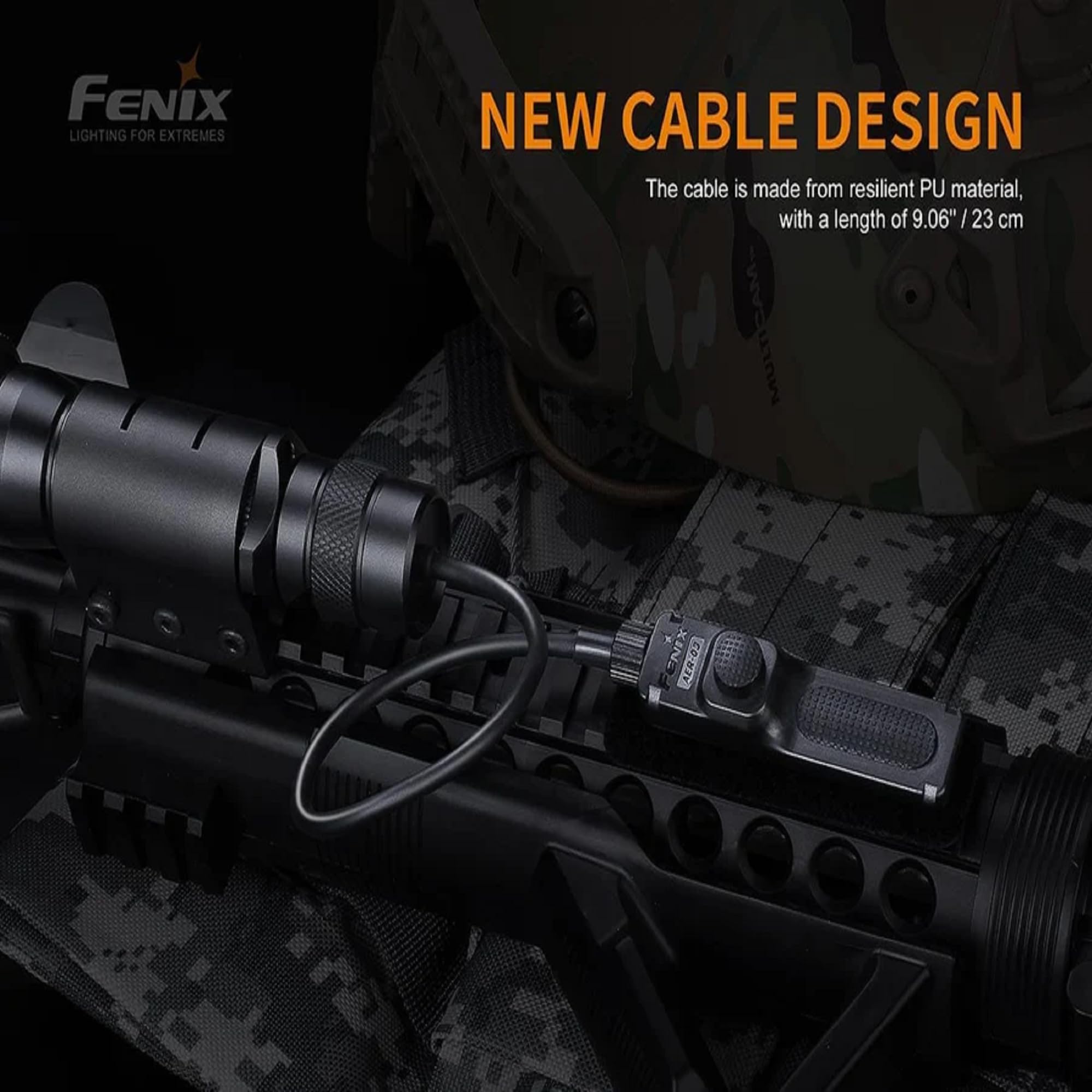 fenix Mixte Aer-03 V2.0 Remote Switch For Tk16, Tk20r, Tk32, Tk25 Series Interrupteur distance, Noir, Taille unique EU