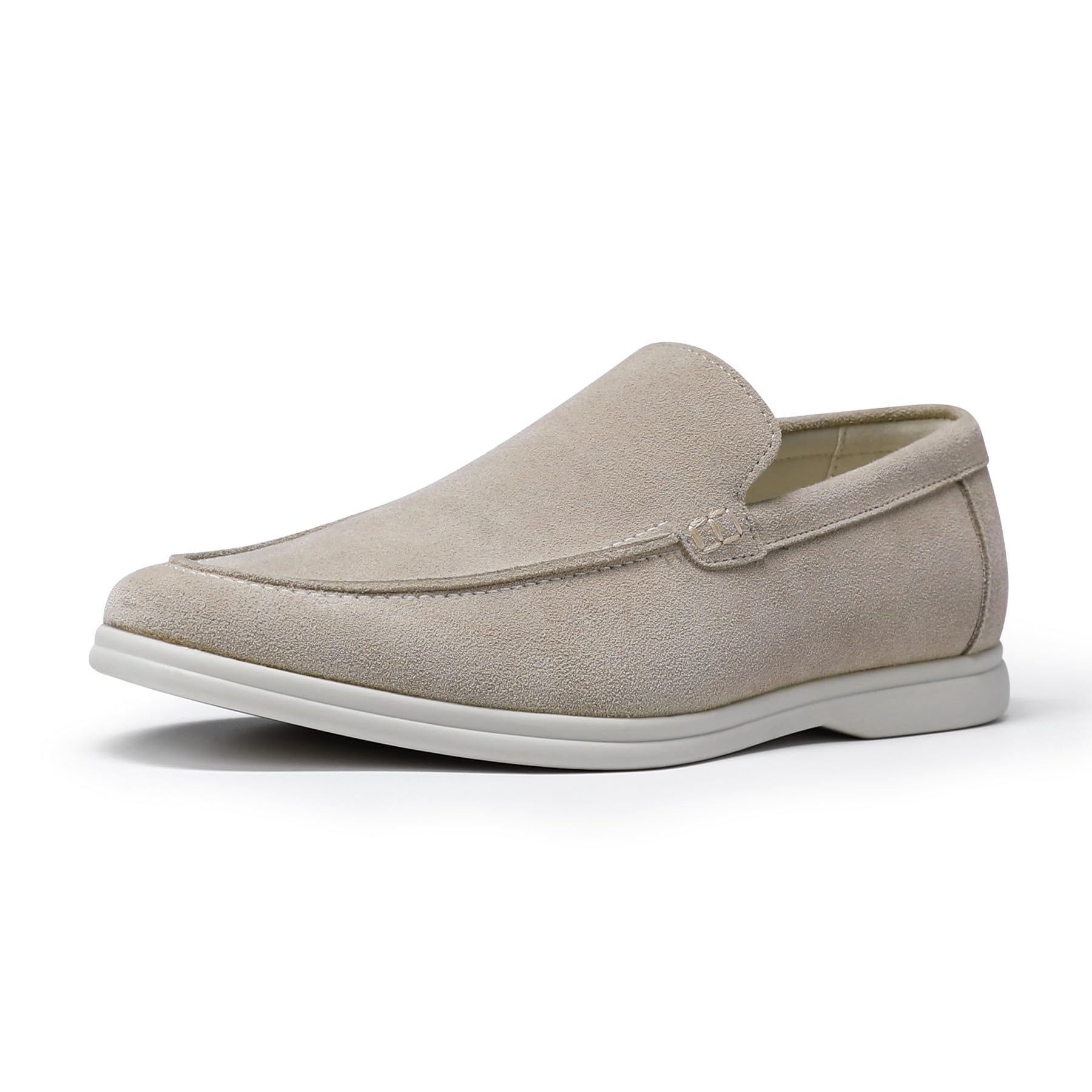 Allthemen Herren Loafer Wildleder Mokassins Bequeme Casual Slipper Slip On Leicht Freizeitschuhe