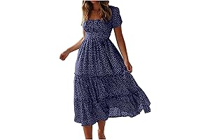 5 Dólares Vestidos Casuales de Verano para Mujer