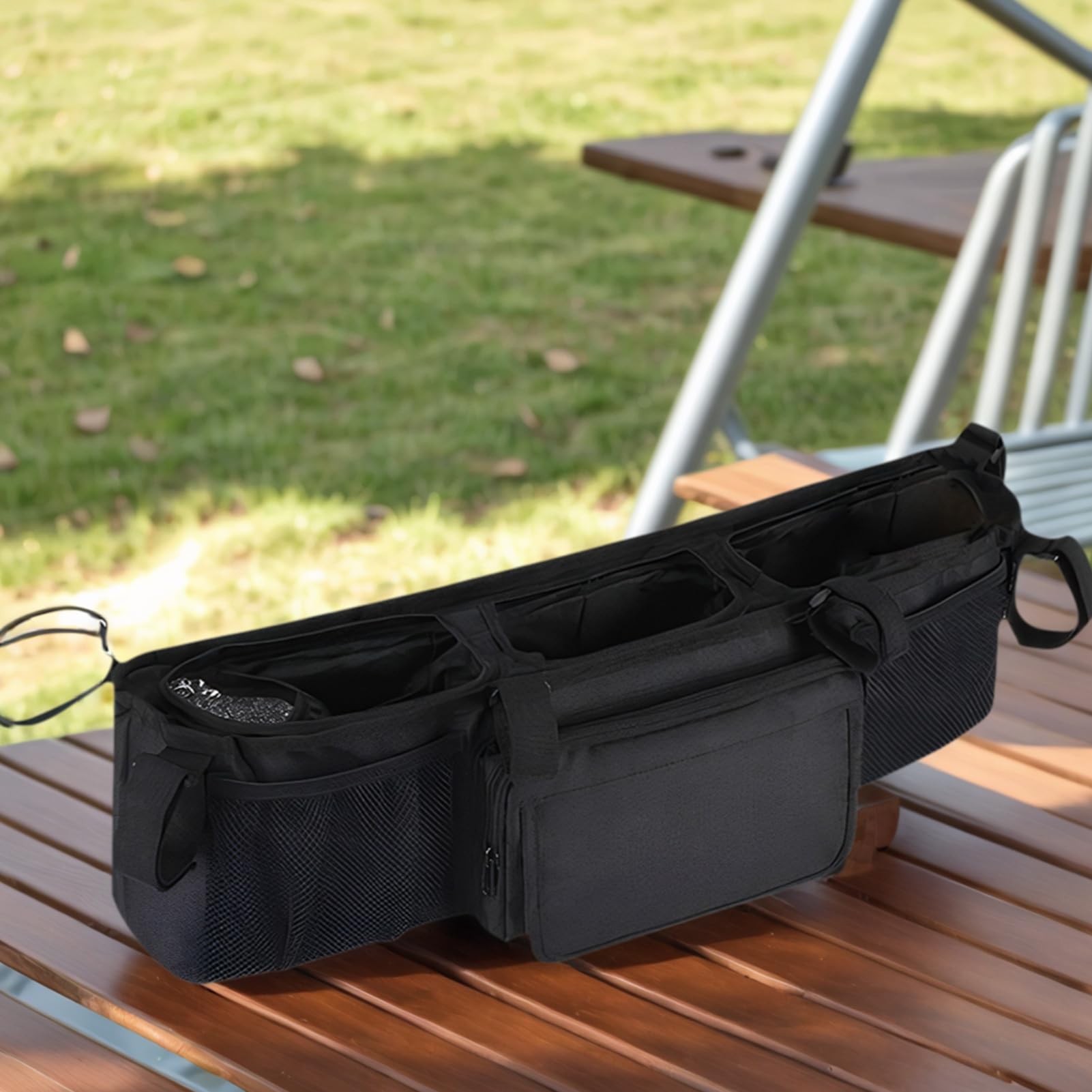 Porte-Gobelet Pour Poussette Double Pliable Léger Organisation 3