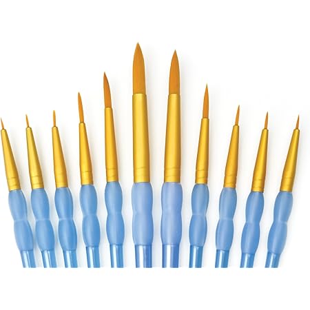 Kit De Pincéis Royal & Langnickel Crafter S Choice 7 Peças Cor Das Cerdas Marrom Escuro