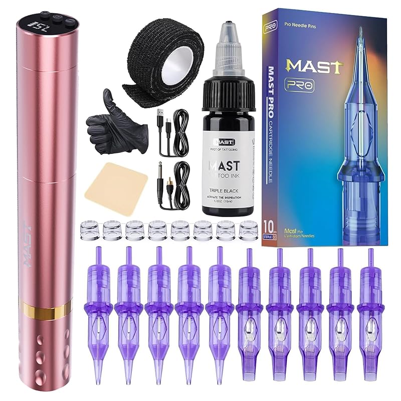 MAST TATTOO Tour Fly Slim máquina caneta para tatuagem sem fio