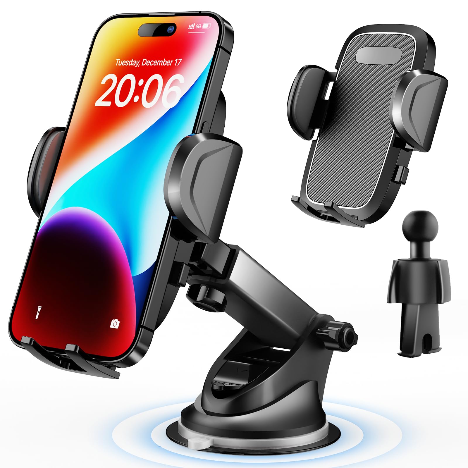 Amazon | スマホホルダー 車 スマホスタンド【業界改良安定性
