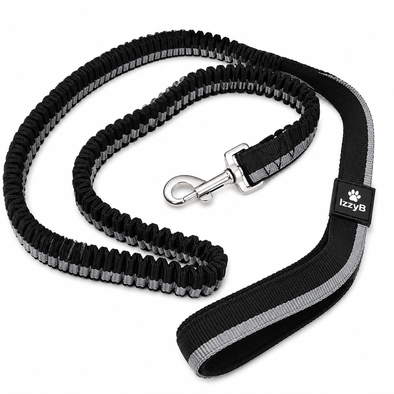 IzzyB Bungee Dog Lead – Shock Absorbing Reflective Stretch Lead