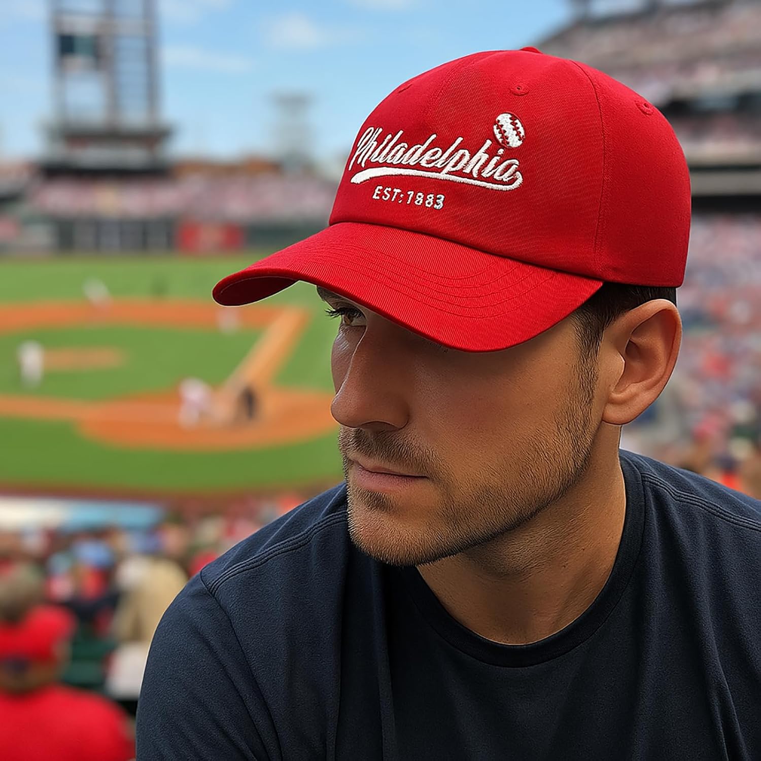 Cap Hat Classic Vintage Embroidered Hat Cap for Men Women Teenager Cap Adjustable - Image 6