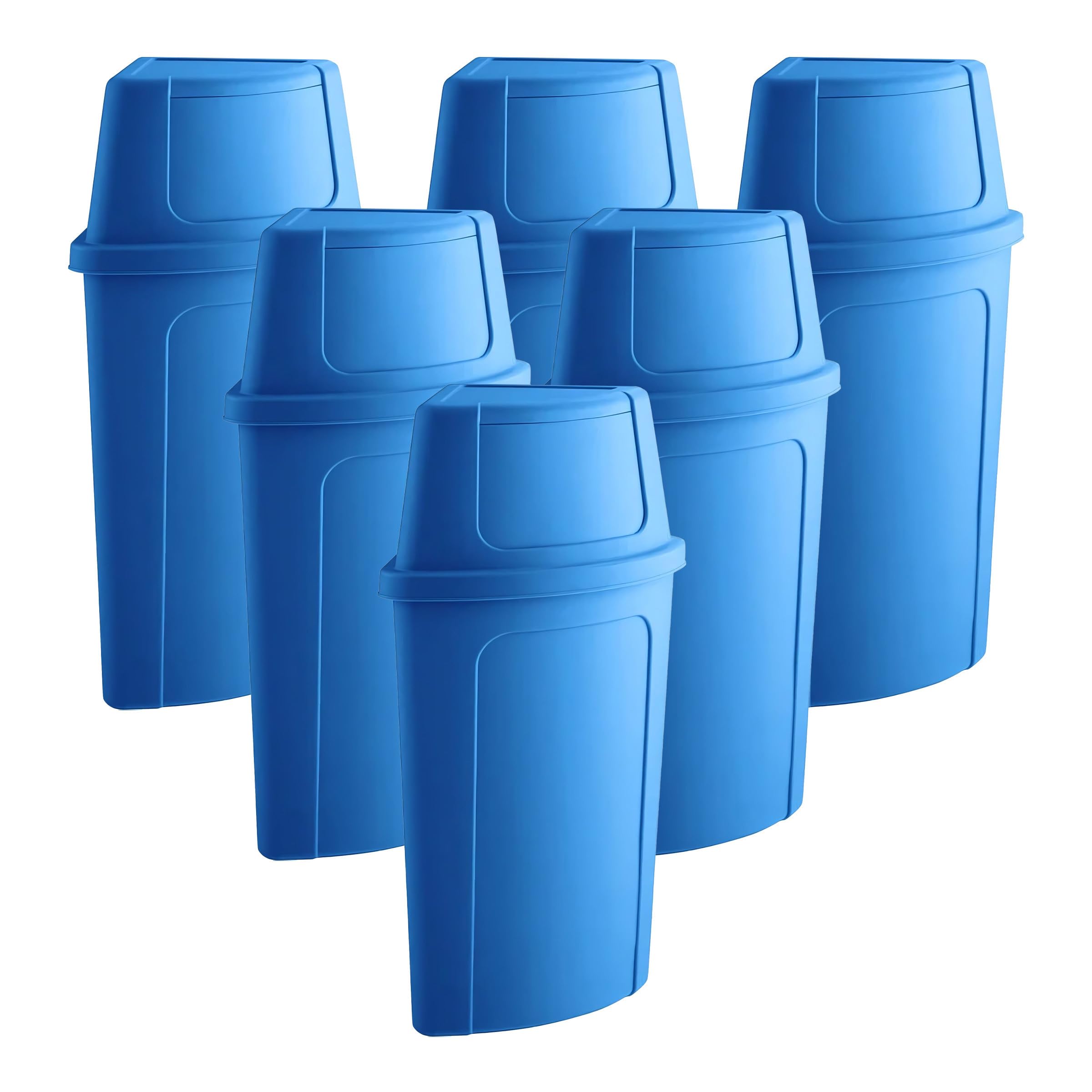 10 pcs Corner 21 Gallon Kitchen Trash Can Commercial Heavy-Duty Waste Bin Garbage Bin Durable Waste Container Recycling