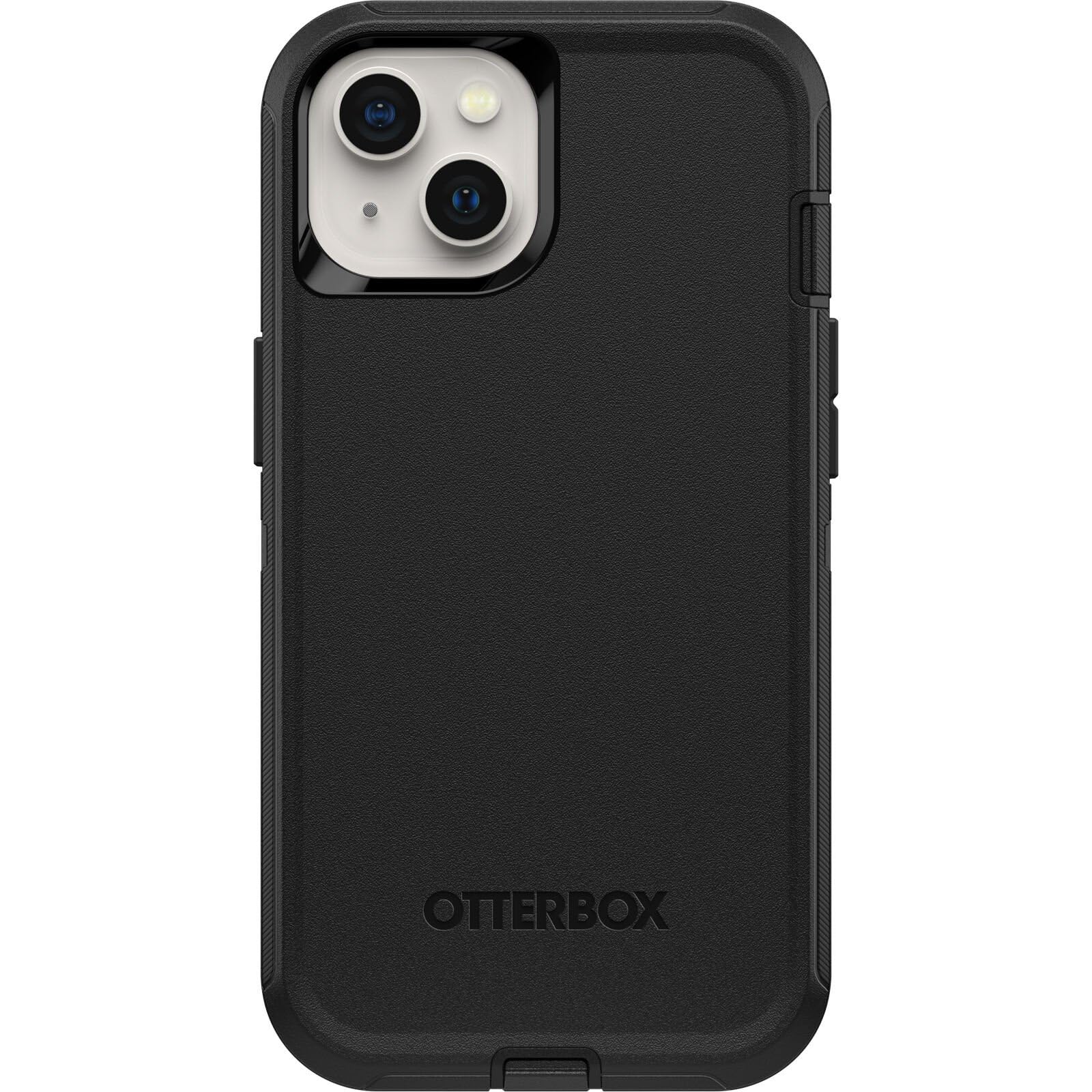OtterBox Custodia per iPhone 13 (Solo) Defender Series, Nera, Robusta e Resistente, con Protezione per Le Porte, Include cavalletto a Clip per Fondina
