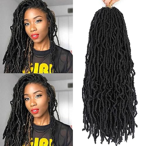 Miniatura 1 de Estilar Goddess - Rastas de pelo sintético de ganchillo para mujeres negras, cabello trenzado suave, trenzas de cabello sintético preenrolladas,