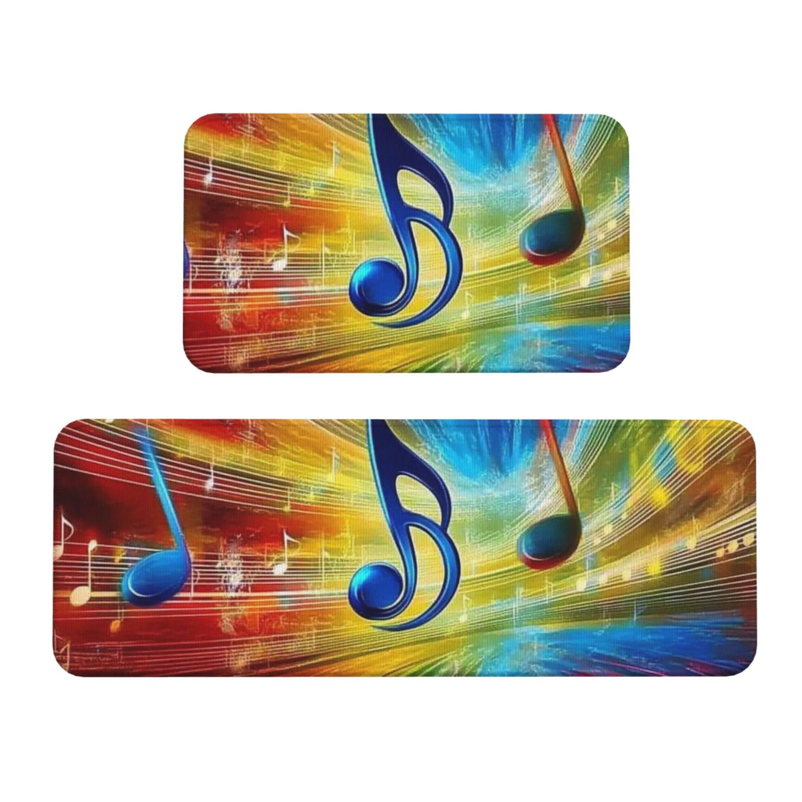 Alfombrillas de cocina con iluminación musical y base acolchada para mayor comodidad