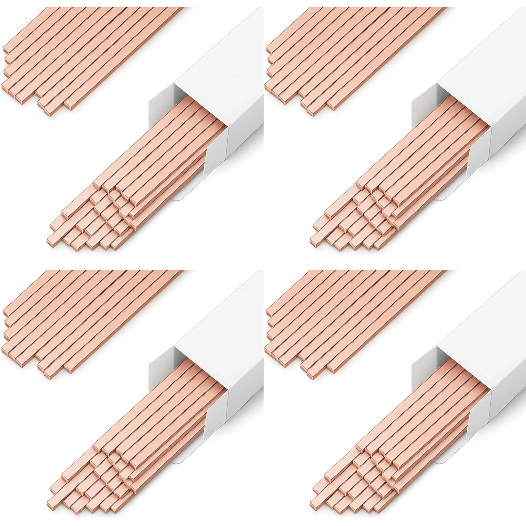 Aundhegrtt As Shown 160 Sticks 15% Silver Brazing Rods - Flat Phos Copper Welding Rods For Hvac, Air Conditioner, Solder Brazing Alloy 25Cm