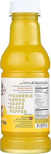 Miniatura 2 de Tiger Seed Té de cúrcuma basado en plantas de inmunidad y recuperación - Botellas de 16 onzas líquidas (paquete de 9) orgánico, vegano, kosher, bajo