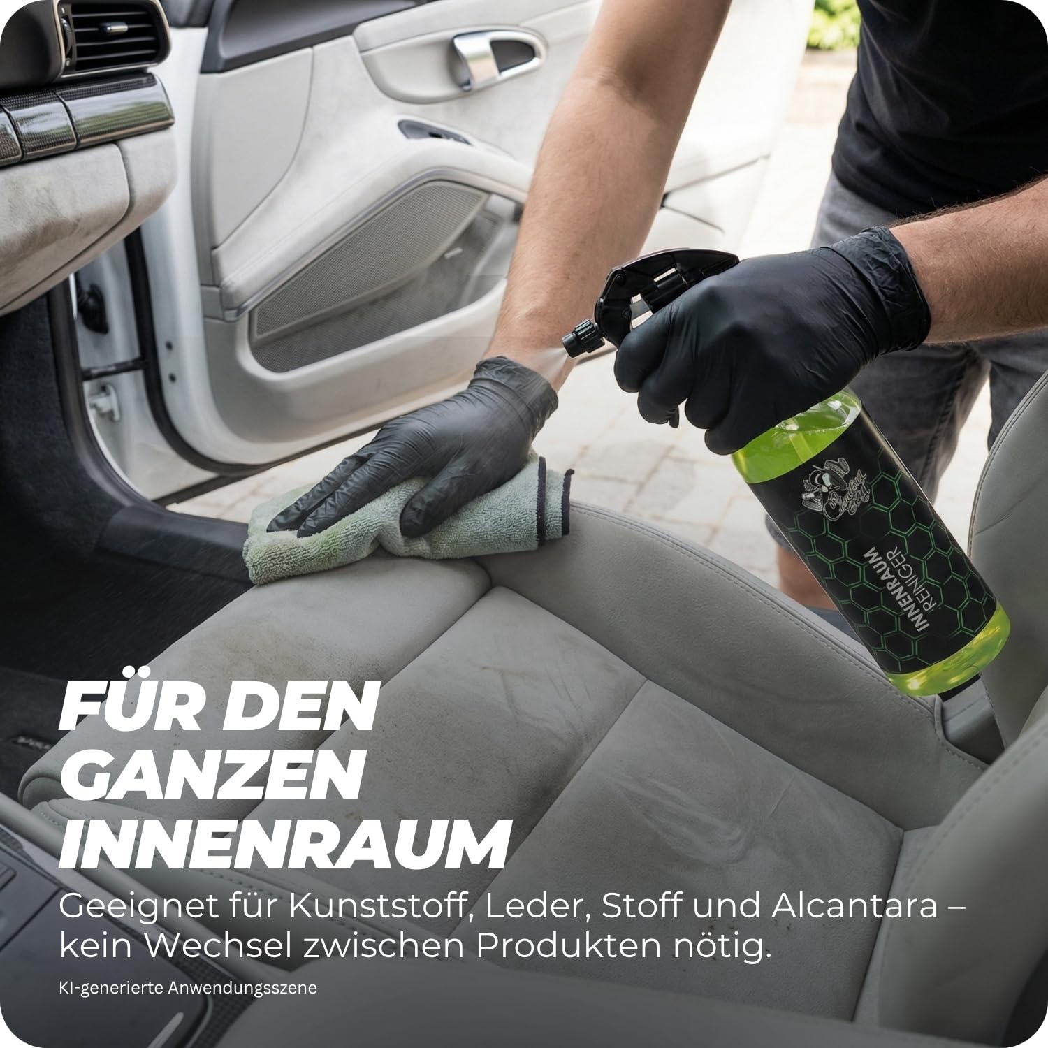 Ultimate Car Care Kit - Komplettes Autopflege Set für Innen & Außen - inkl. Reiniger, Mikrofasertücher & Detailing Tools