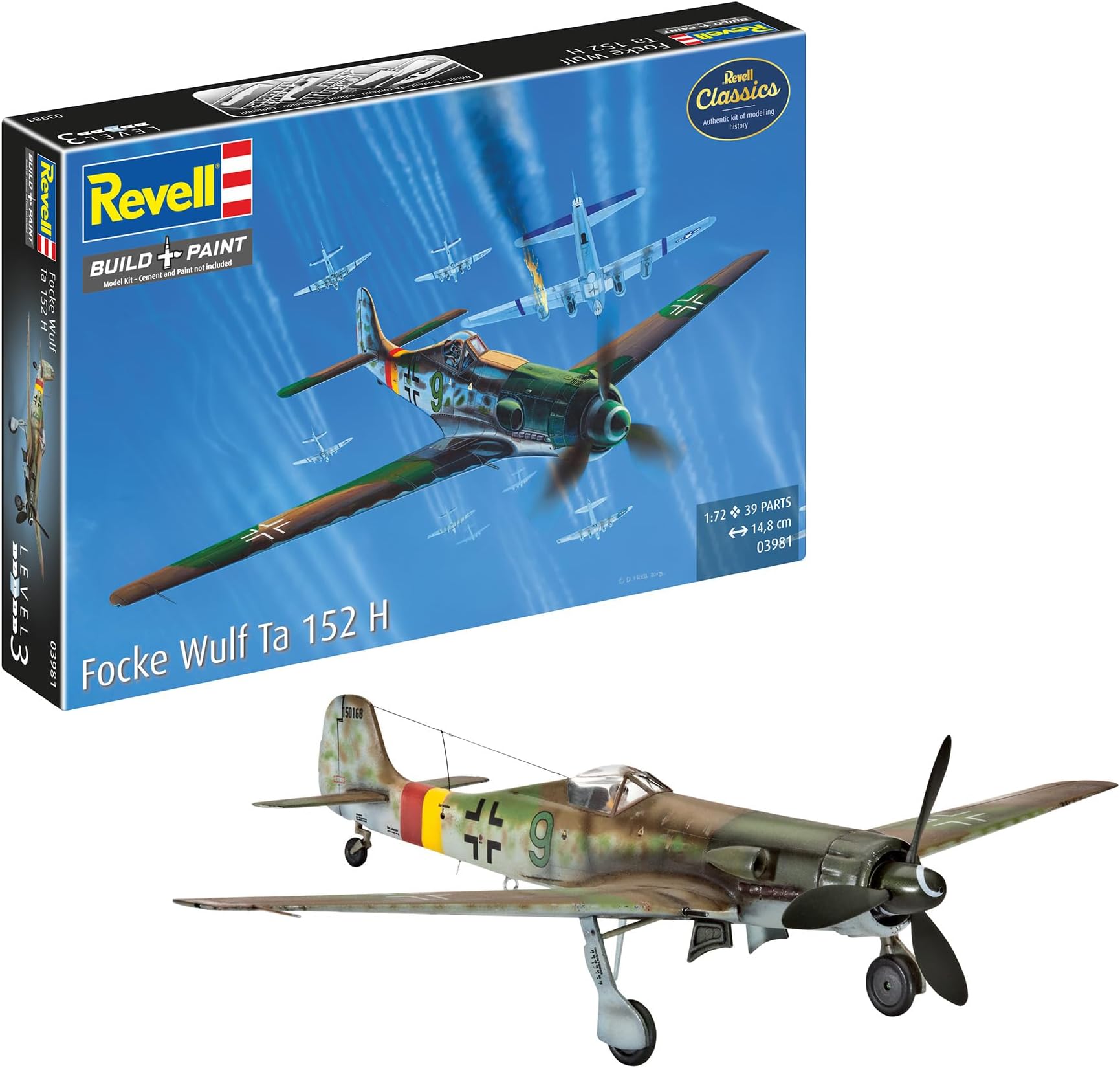 Revell Germany Focke Wulf Ta 152H Model Kit