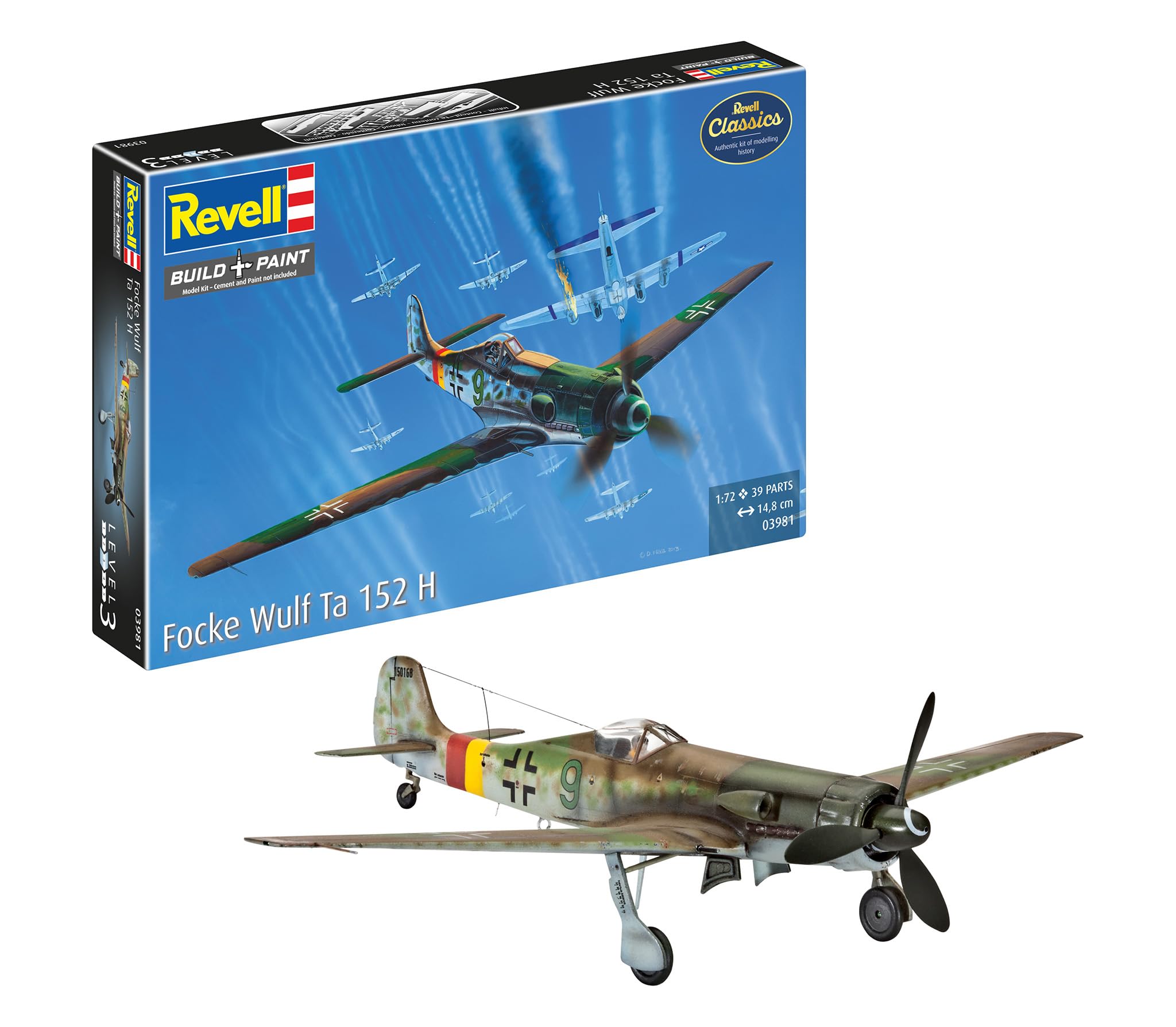 Revell 03981 Focke Wulf TA 152  1/72 Scale Model Kit