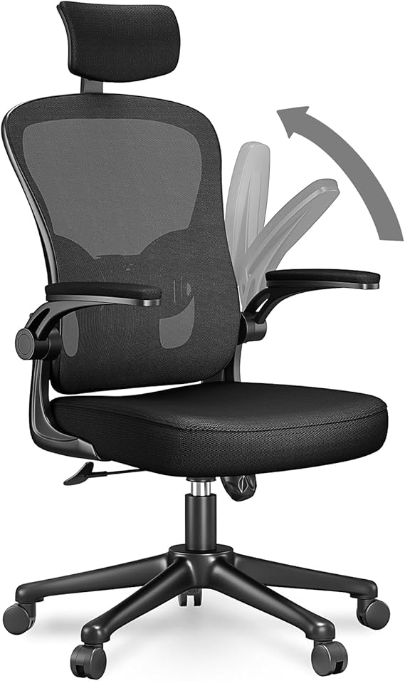 Ergonomic Office Chair,High Back Desk Chair with Adjustable Headrest