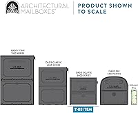 Vista 11 de Architectural Mailboxes Oasis® Eclipse™ Buzón Seguro con Cerradura Aprobado por USPS, Resistente, Anti-Robo de Acero Montado en Poste para Exterior
