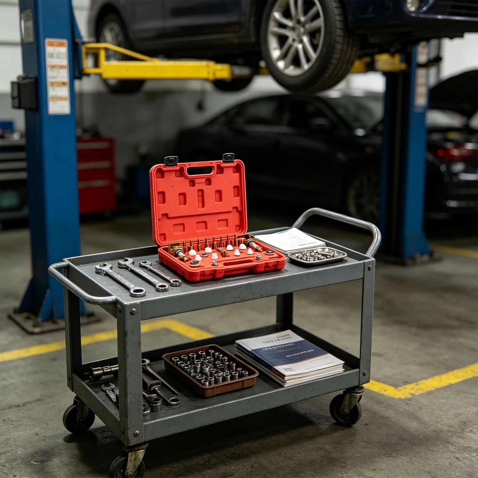 Gruppo strumenti per l ' ispezione della automobilistica Set 26 per rilevamento delle perdite in custodia portatile per l ' area lavoro ' officina riparazione Utilizzo