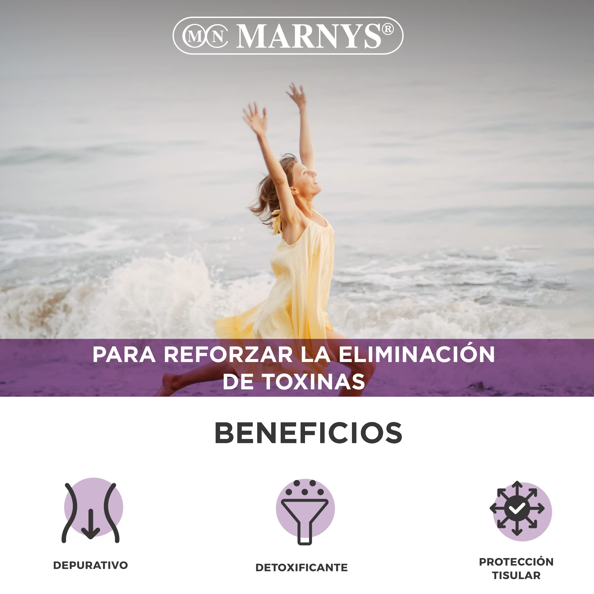 Marnys Phytalgem DEPU - Elimina toxinas - Bienestar Digestivo y Renal - sabor a Piña - 20 cómodos viales bebibles 361 g