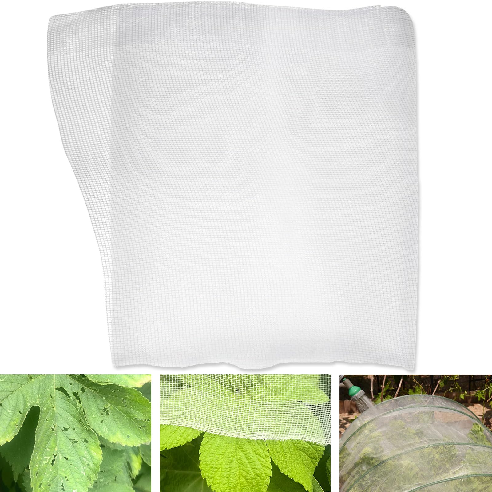 1.2M x4.6M Mosquito Bug Insect Bird Fine Mesh Net Barrier Hunting Blind Garden Screen Netting for Protect Your Plant Fruits Flower
