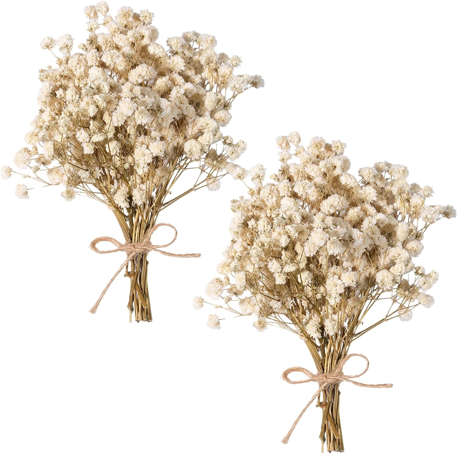 Dried Baby's Breath Bouquet, Pure White 6-7.8 Portable Mini Gypsophila Flowers, 2000  Natural Preserved Flowers for Wedding Home Decor DIY Crafts Vase Filler Wreath Card Making