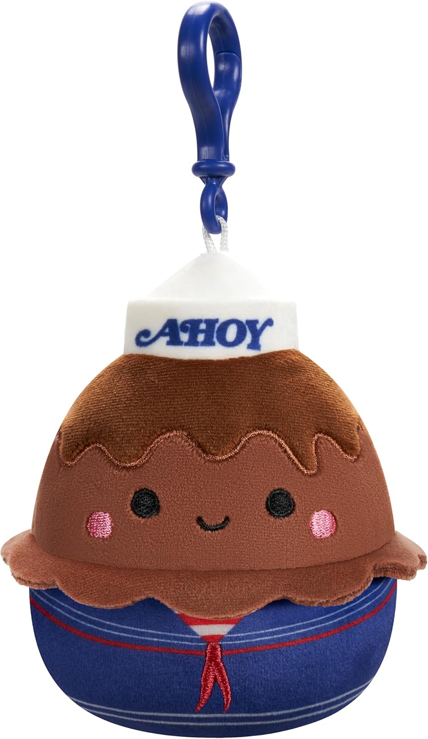 Squishmallows Original “Stranger Things” 3.5-Inch Chocolate Pudding + USS Butterscotch 2-Pack - Official Jazwares Plush (Clips)